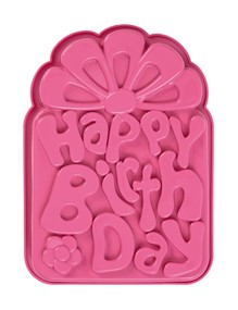 Pavoni Forma na ciasto/tort HAPPY BIRTHDAY różowy