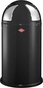 Wesco Kosz na Śmieci Czarny 50l Push Two