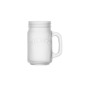 KILNER  Słoik 0,4l, biały, Frosted