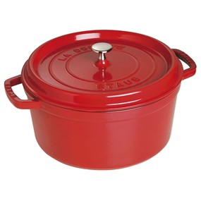 Staub La Cocotte Garnek żeliwny okrągły 8.35 ltr, czerwony