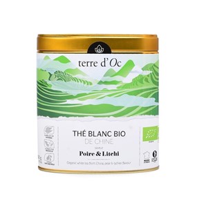 Terre d'Oc Herbata biała 50g gruszka/liczi White tea