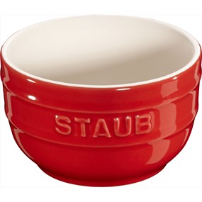 Staub XSMINIS Ramekin okrągły 200 ml, czerwony