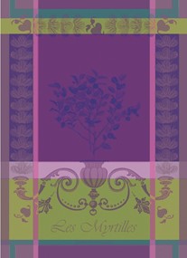Garnier Thiebaut Ręcznik Kuchenny Myrtilles Violet 56x77 cm