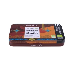 Terre d'Oc Herbata zielona 10x2g mięta Hospitality