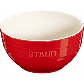 Staub Serving Miska okrągła 17 cm, czerwony