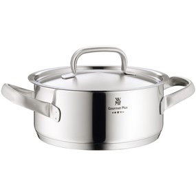 WMF Garnek niski GOURMET PLUS 24cm z pokrywą 4,1l