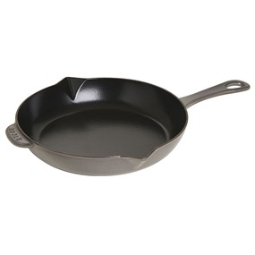 Staub Patelnia żeliwna z metalowym uchwytem 26 cm, grafitowy