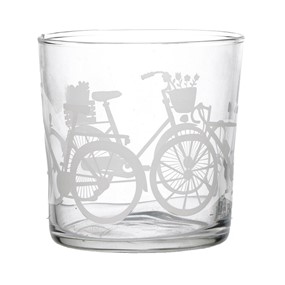 La Porcellana Bianca Babila Zestaw 6 szklanek z grubym dnem rower 350 ml