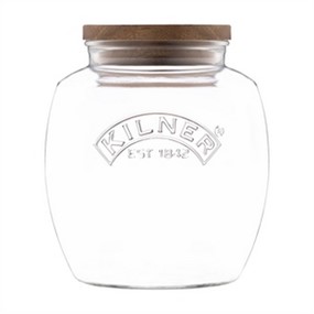 KILNER - Słoik 2l.z drewnianą pokrywką Univeral Storage