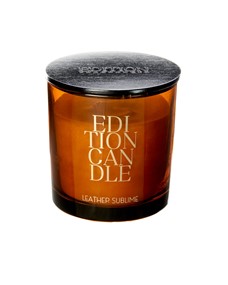 EDITION FRAGRANCE - Świeca zapachowa 340g. Leather Sublime