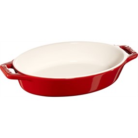 Staub Cooking Owalny półmisek ceramiczny 400 ml, czerwony