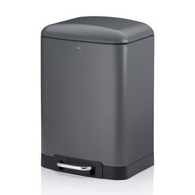 KELA - Kosz na śmieci 12 l szary Davino