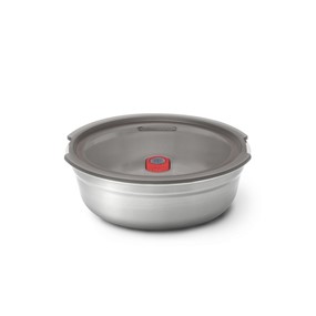 BLACK+BLUM - Lunchbox stalowy okrągły 0,65l. Multifunction