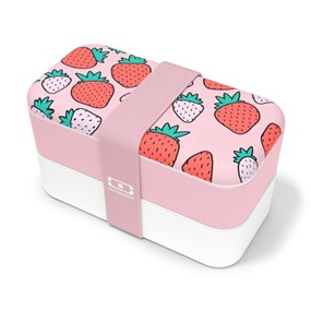 Monbento Bento Original Lunchbox Graphic Strawberry