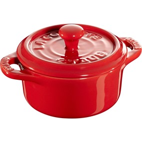 Staub Gift Giving Mini cocotte okrągły 200 ml, czerwony