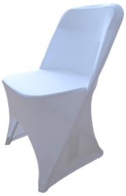 VERLO Pokrowiec na krzesło biały