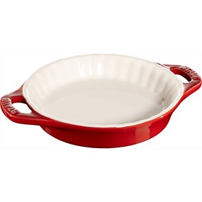 Staub Cooking Okrągły półmisek ceramiczny do ciast 200 ml, czerwony