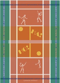 Garnier Thiebaut Ręcznik Kuchenny Tennis Terre Battue 56x77 cm